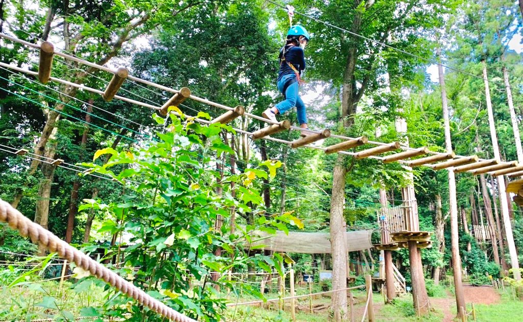 千葉県のアスレチック14選！空中・水上コースやジップライン、公園の