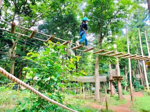 千葉県のアスレチック14選!空中・水上コースやジップライン、公園の無料大型遊具も