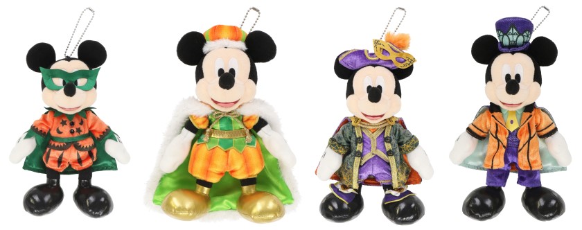 ハロウィン仕様のぬいぐるみバッジ/東京ディズニーリゾート(千葉県/舞浜市)