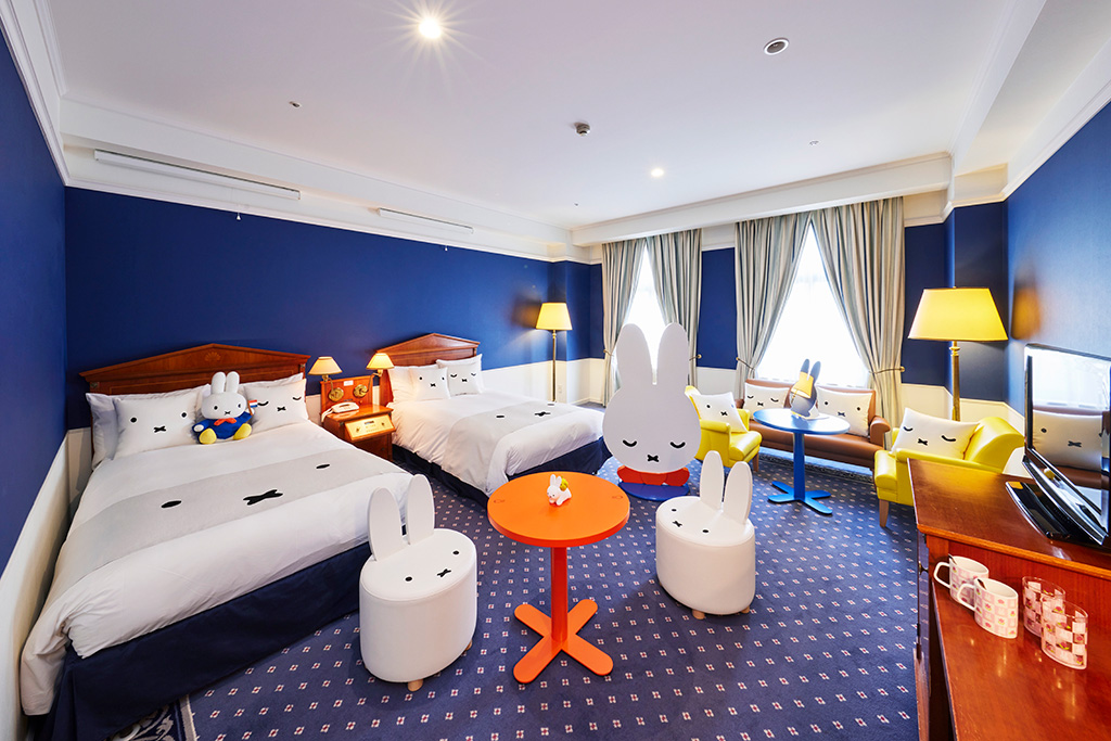 ホテルアムステルダムのミッフィールーム/ハウステンボス（長崎県/佐世保市）