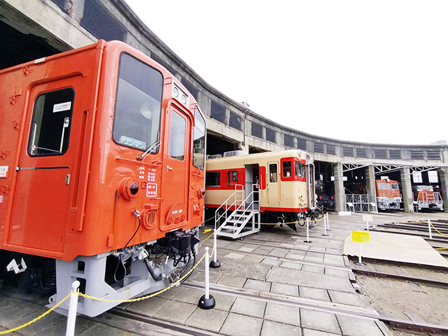 「旧津山扇形機関車庫/津山まなびの鉄道館(岡山県/津山市)