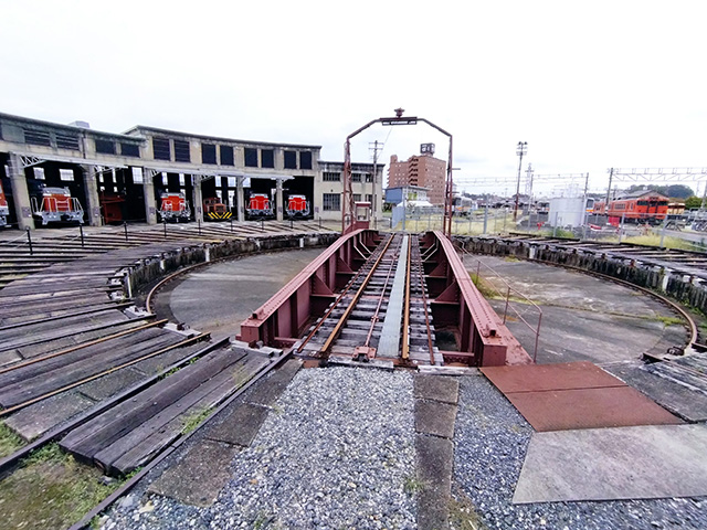 転車台/津山まなびの鉄道館(岡山県/津山市)