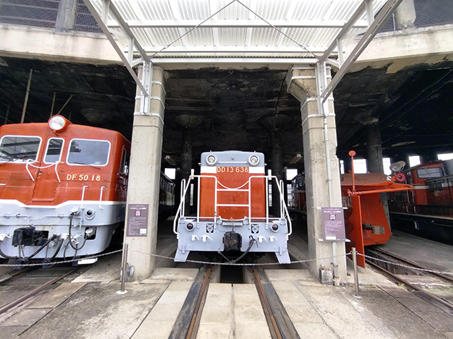 「DD13形ディーゼル機関車」/津山まなびの鉄道館(岡山県/津山市)