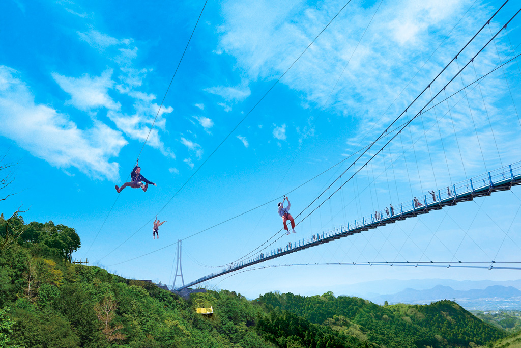 ロングジップスライド/フォレストアドベンチャー・三島スカイウォーク(静岡県三島市)