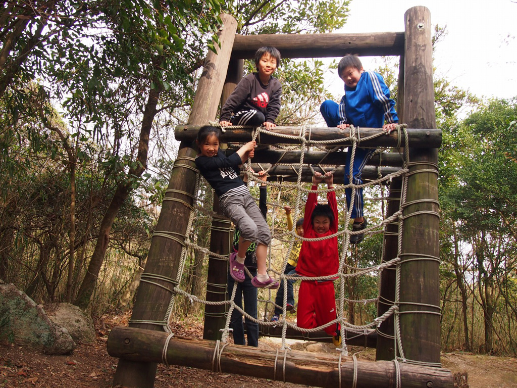 アスレチック「あみごえ」/三重県民の森(三重県/三重郡菰野町)