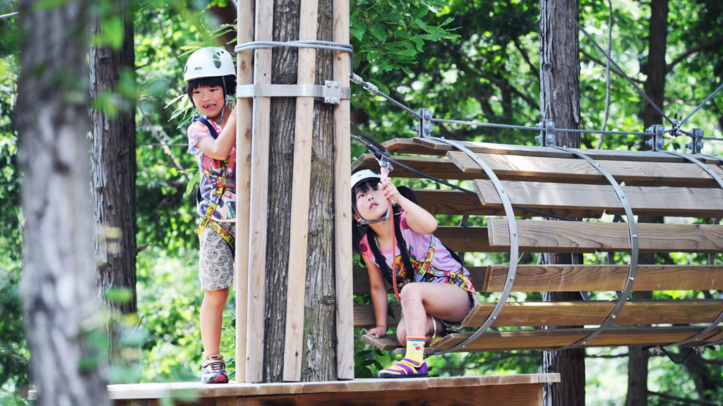 大人気のジップライン／ボウケンノモリ京北（京都府／京都市）