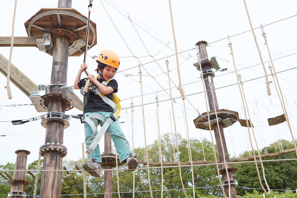 楽しみながらチャレンジ精神やバランス感覚が鍛えられる/堺・緑のミュージアムハーベストの丘(大阪府/堺市)