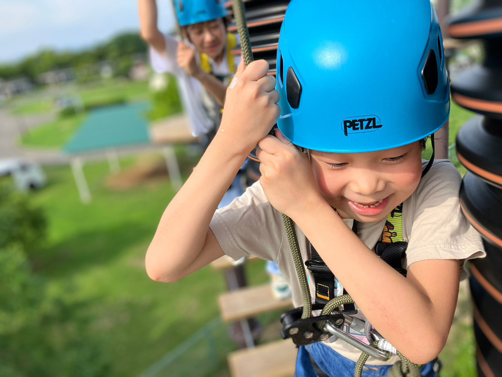 小さな子どもも無理なくチャレンジできる/舞洲シーサイドアスレチック(大阪府/大阪市此花区)