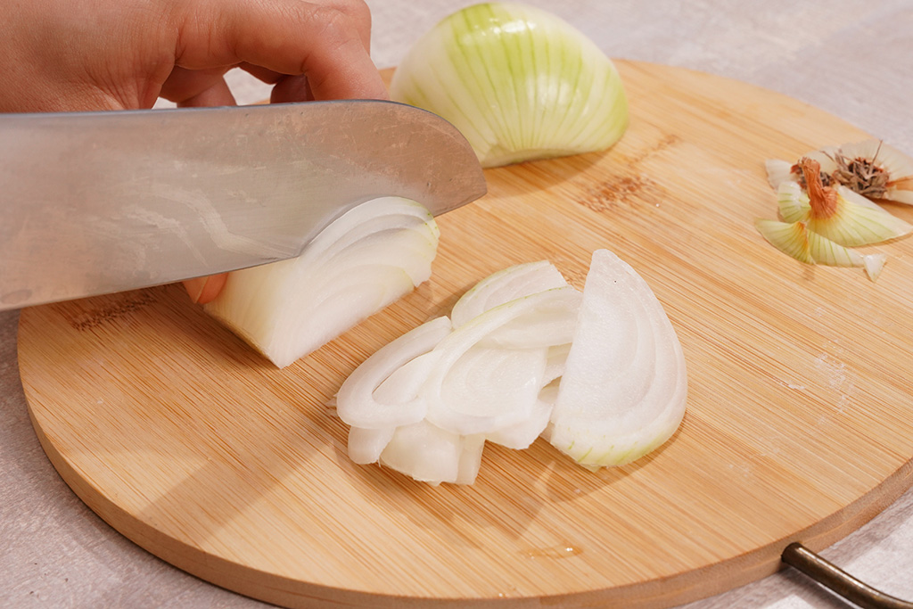 ピーマンポタージュの作り方①/子どもが苦手な野菜レシピ