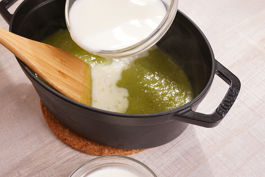 ピーマンポタージュの作り方④/子どもが苦手な野菜レシピ