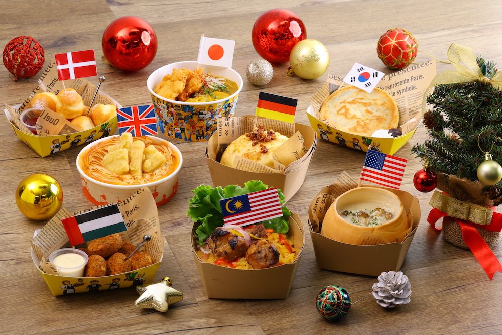 「世界のグルメスタンド」/レゴランド®2023 クリスマス「ブリック・クリスマス」(愛知県/名古屋市)