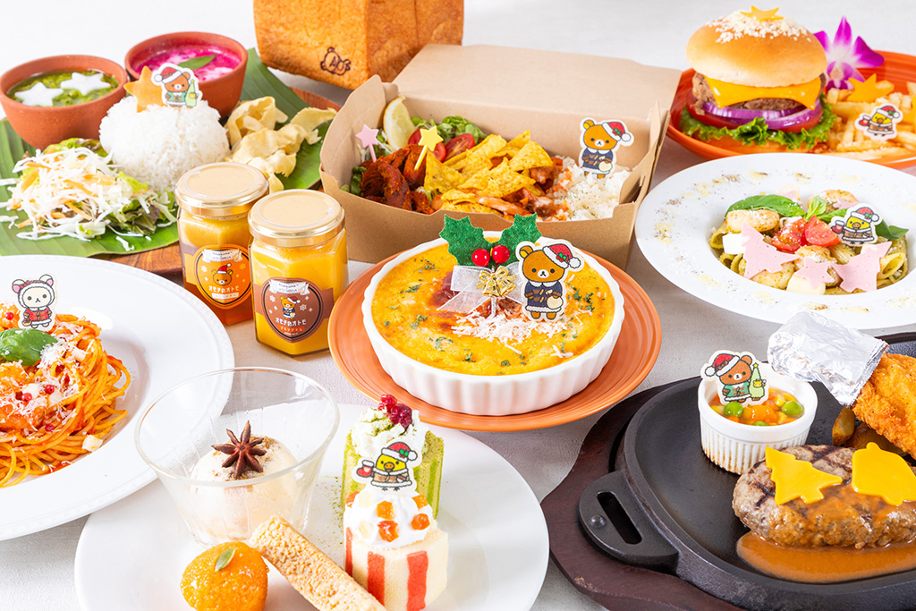 オリジナルピンバッジ付きのコラボメニュー/リラックマ×ラ チッタデッラ　第2弾（神奈川県/川崎市）