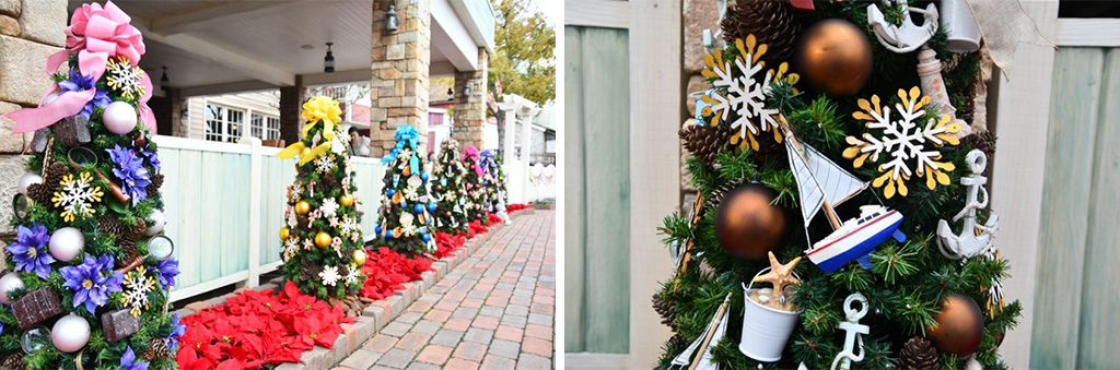 ダッフィー＆フレンズの7人をイメージしたツリー/東京ディズニーシーのクリスマス（千葉県/舞浜市）