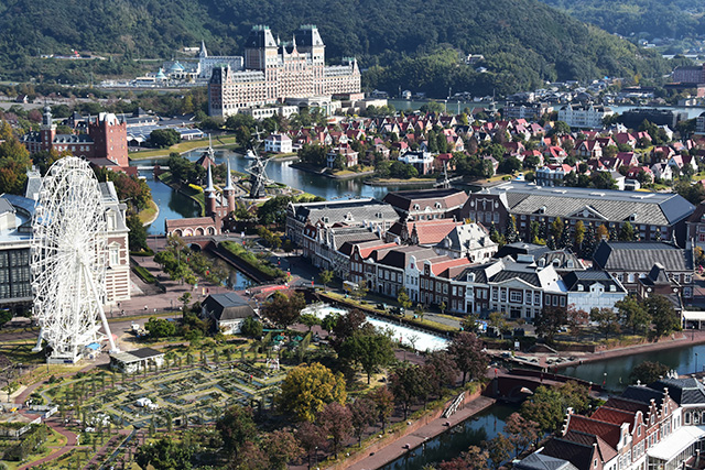 ドムトールン展望室からの眺め/ハウステンボス「光の街のクリスマス」（長崎県/佐世保市）