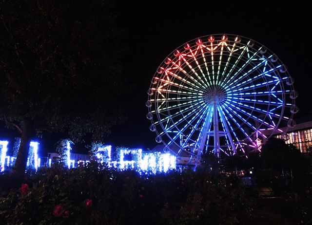 白い観覧車/ハウステンボス「光の街のクリスマス」（長崎県/佐世保市）
