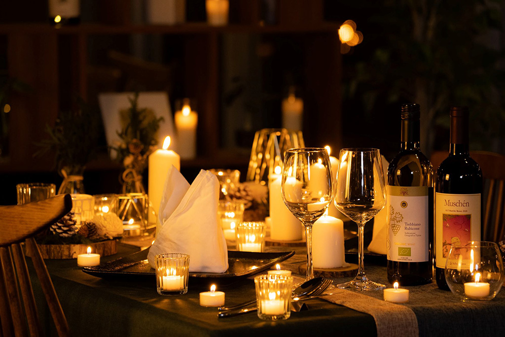 里山ウィンターナイト｜MORINIWA Candle Dinning/BIO-RESORT HOTEL&SPA O Park OGOSE（オーパークおごせ）（埼玉県/越生町）