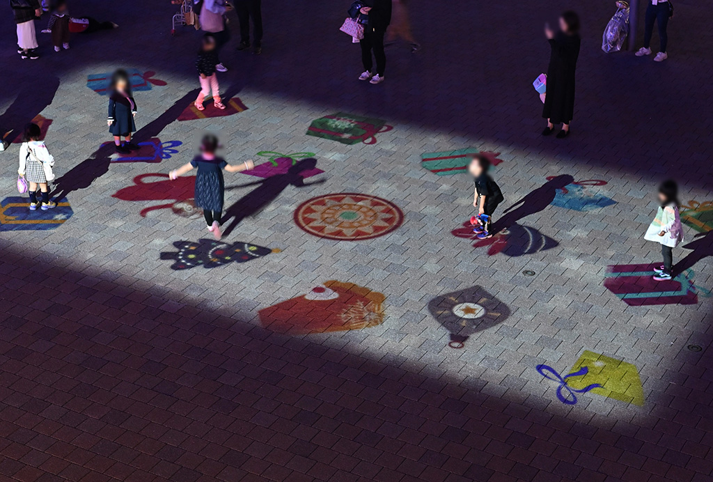 プロジェクションマッピング/テラスモール湘南(神奈川県/藤沢市)