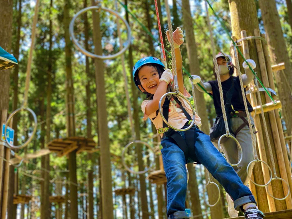 フォレストアドベンチャー・栗東(滋賀県栗東市)