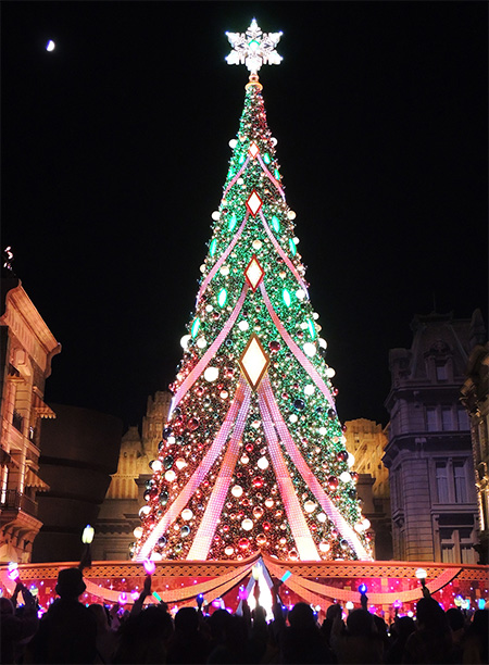 夜のツリー/ユニバーサル・スタジオ・ジャパン(大阪府/大阪市)