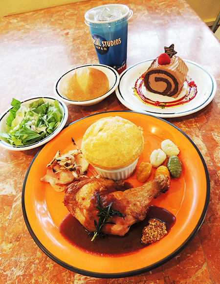 「スタジオ・スターズ・レストラン」のクリスマス・スペシャルセット/ユニバーサル・スタジオ・ジャパン(大阪府/大阪市)