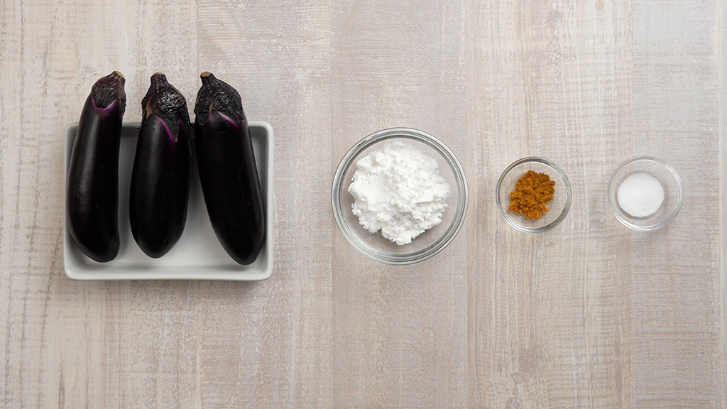 なすチップスの材料