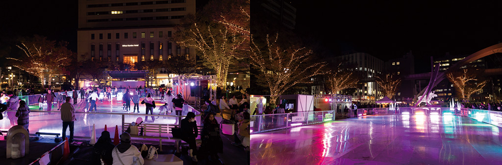 「YORU MACHI スケートリンク」/YORU MACHI in 千葉市中心市街地（千葉県）