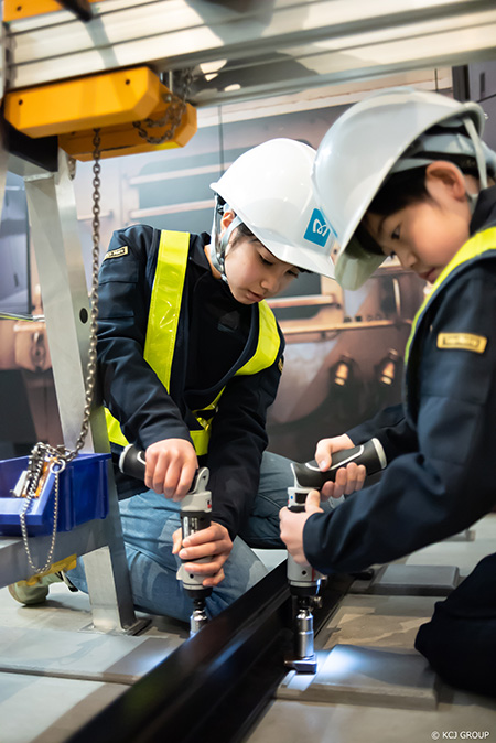 地下鉄の軌道作業/キッザニア東京(東京都/江東区)