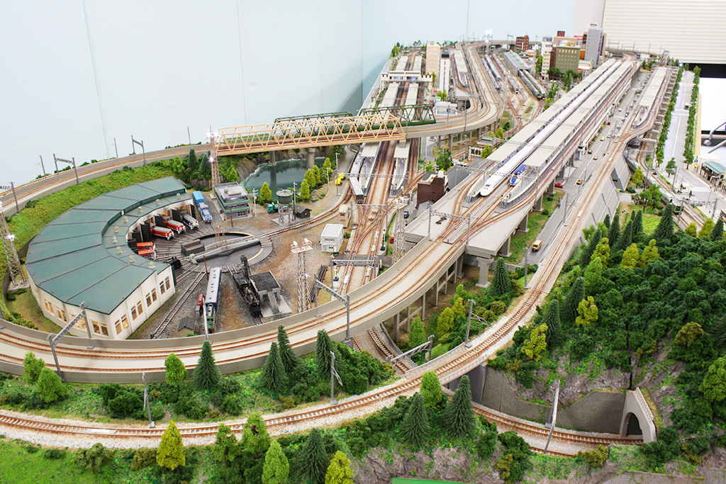 精巧なジオラマ模型/トミックスショールーム東京(東京都/千代田区)