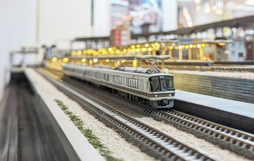 鉄道ジオラマの様子1／エルマートレイン江坂店（大阪府／吹田市）