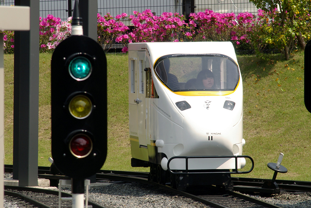 ミニ鉄道公園のミニ列車/九州鉄道記念館(福岡県/北九州市)