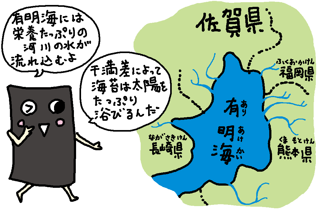 おいしい海苔を生み出す有明海/佐賀県の特産品「海苔」