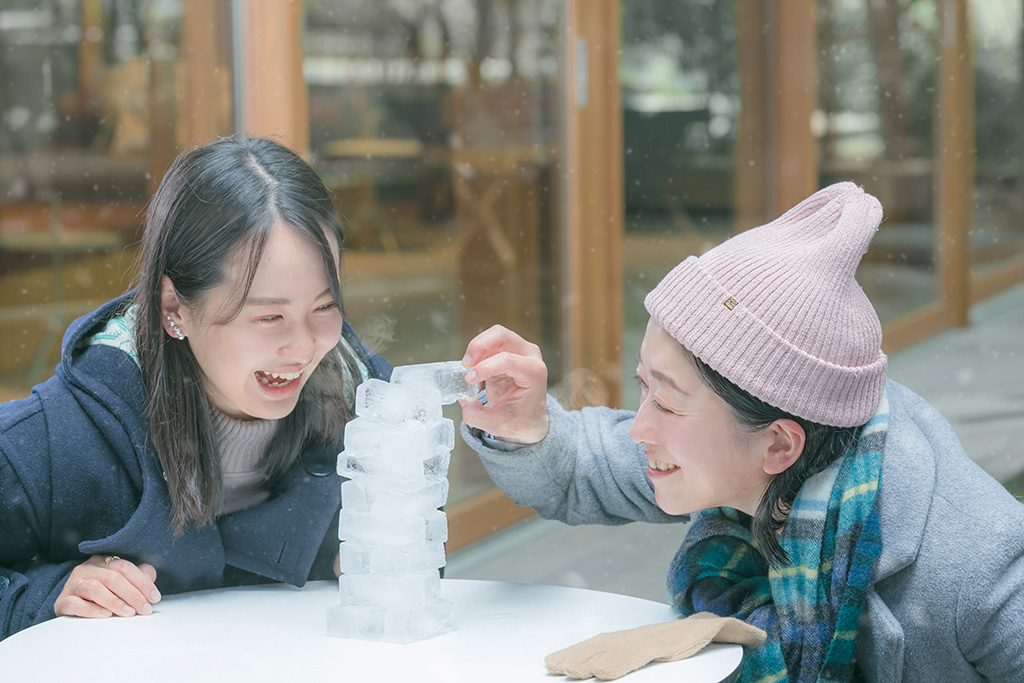アイスジェンガ/軽井沢フローズンフィールド（長野県/軽井沢町）