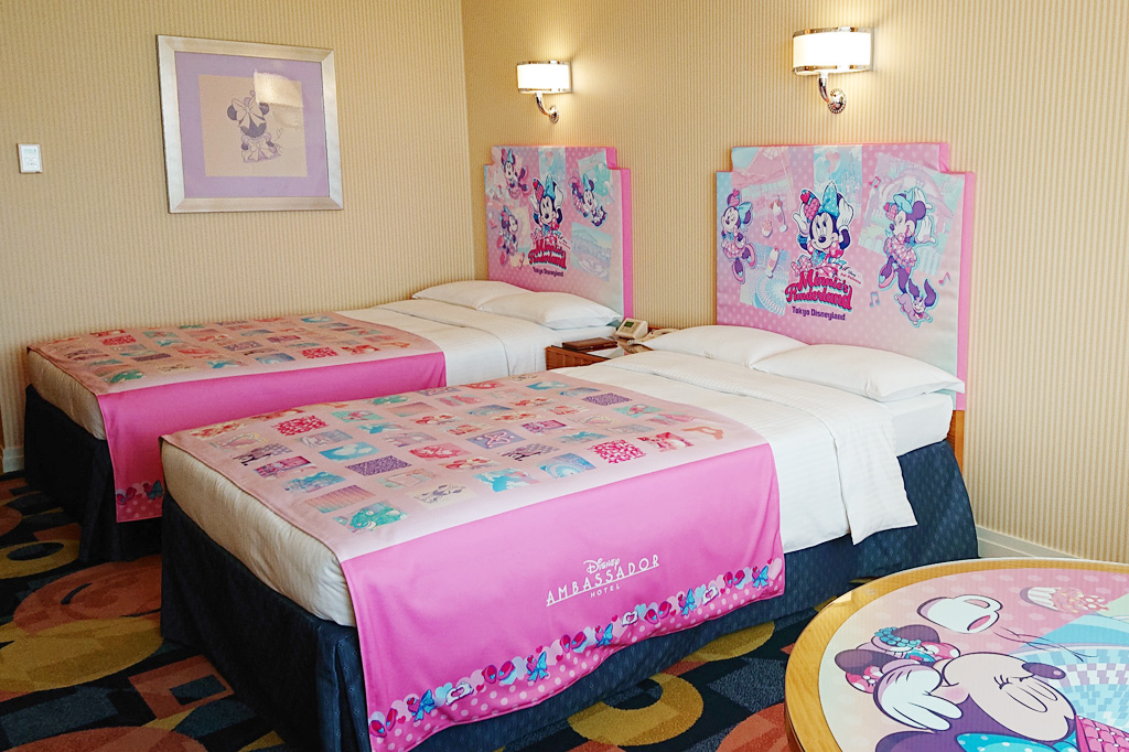 ディズニーアンバサダーホテルの“ミニーのファンダーランド”ルーム