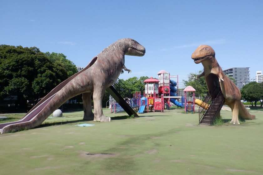 「恐竜広場」／県営 大高緑地（恐竜広場）（愛知県／名古屋市）