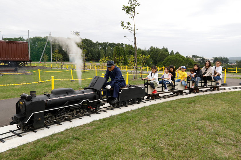 旧国鉄のOBが運行している／道の駅あびらD51ステーション（北海道／安平町）
