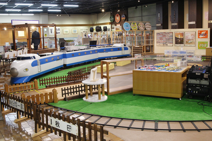 猿羽根山 0系新幹線「ゆめりあ号」／ゆめりあ鉄道ギャラリー（山形県／新庄市）