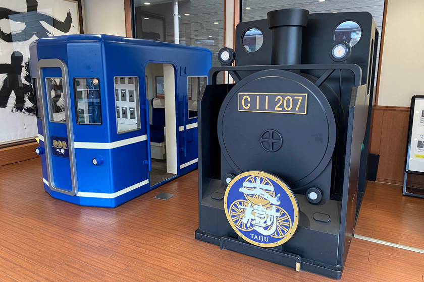 ミニSL大樹/下今市駅 構内SL展示館・転車台広場(栃木県/日光市)