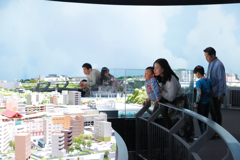 プロダクションマッピングとオリジナルソングとともに楽しむジオラマショー/ロマンスカーミュージアム(神奈川県/海老名市)