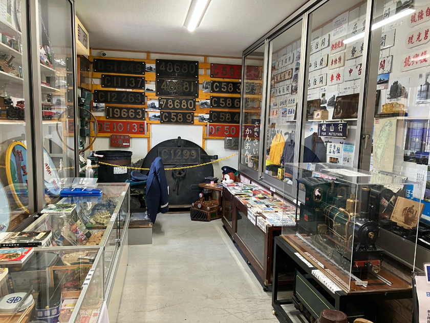 定期的に展示が変わる鉄道資料コーナー／Kトレインワールド（香川県／三豊市豊中町）