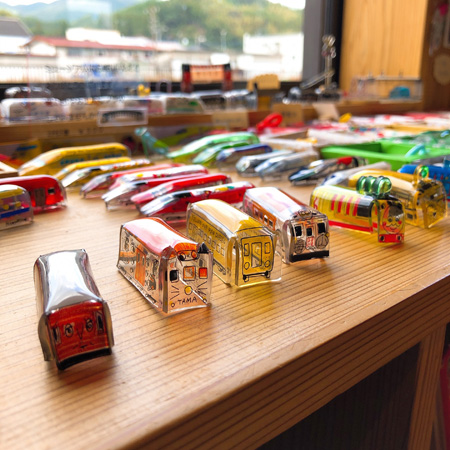 プラ板の作品/豊後森機関庫ミュージアム(大分県/玖珠郡玖珠町)