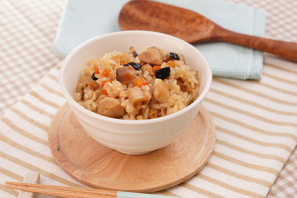 かやくご飯/子どもが苦手な野菜レシピ「しいたけ」
