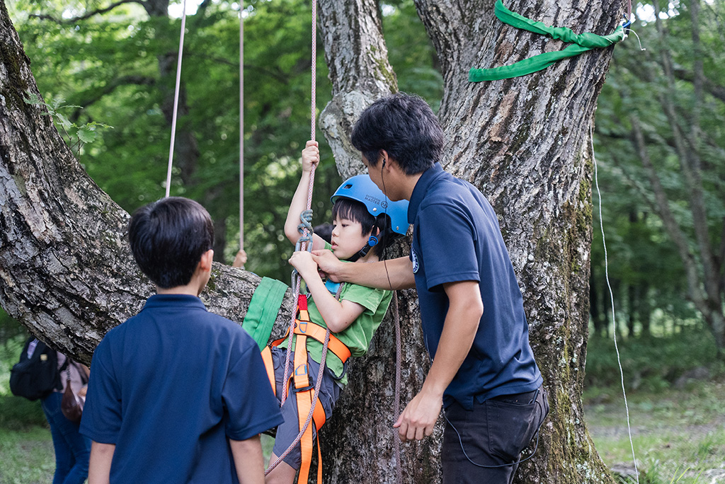 ツリークライミング/BUB RESORT Yatsugatake（山梨県）　