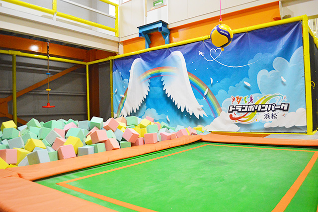 貸し切りで楽しめるプライベートエリア／トランポリンパーク浜松