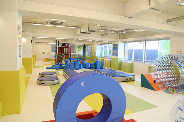 サイバーホイールやボールプールで全身を動かせる／春日井市子ども屋内遊び場 ぐりんぐりん