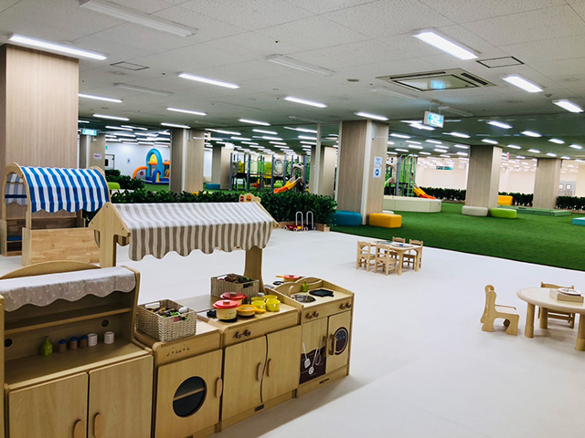 おままごとエリア/こどもっちパーク りっとう店