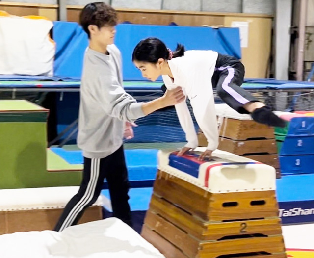 体操教室も開催/おさるアリーナ