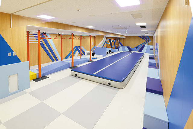 より高度な動きを必要とするチャレンジゾーン/BOAT KIDS PARK Moooviあまがさき