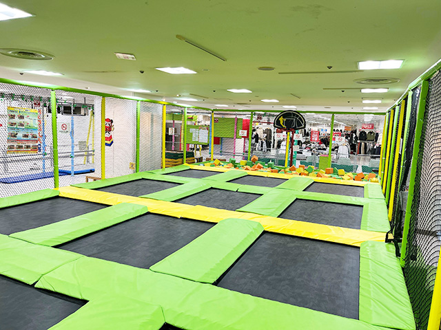トランポリンエリア／ニンジャ☆パーク奈良店