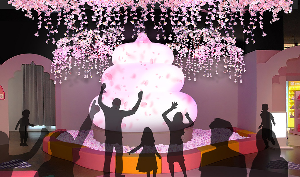 枝垂れうんこ桜/「満開!!うんこ桜2024」（東京都/江東区）