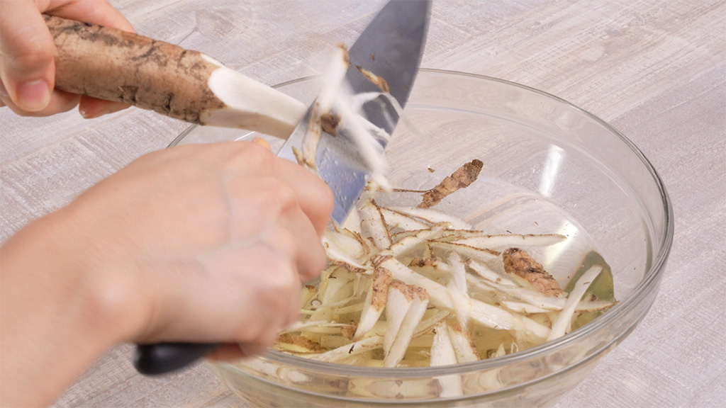 ごぼじゃがポテトの作り方①/子どもが苦手な野菜レシピ【ごぼう】